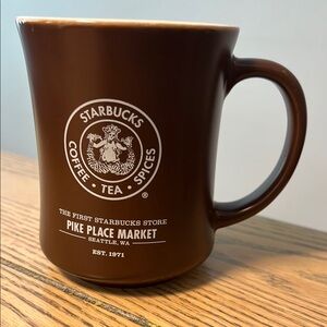 Starbucks brown coffee mug excellent condition